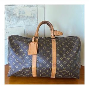 🥳SOLD🥳AUTHENTIC LOUIS VUITTON KEEPALL 45 DUFFEL BAG
